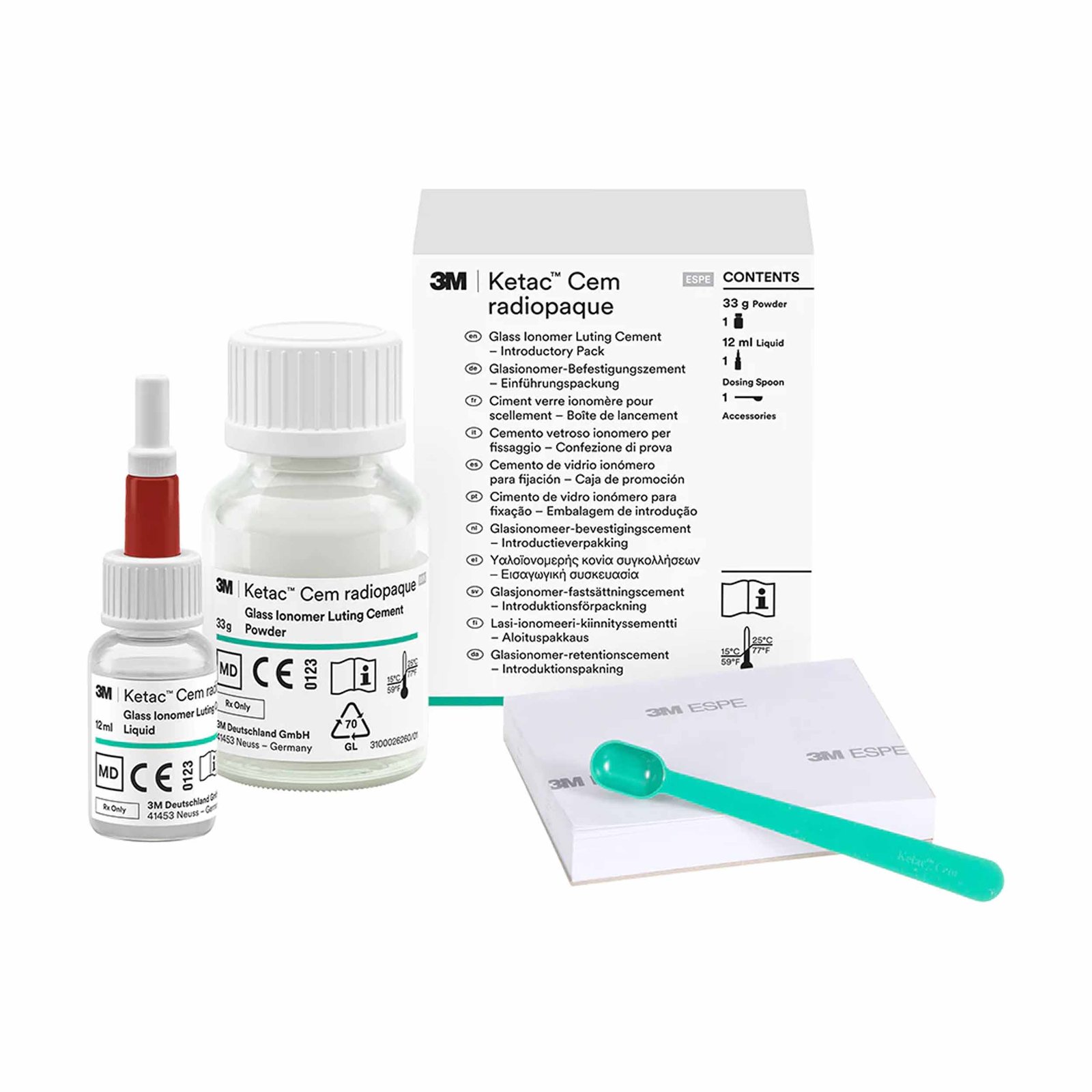 3M ESPE Ketac Cem Radiopaque Glass Ionomer Luting Cement 1