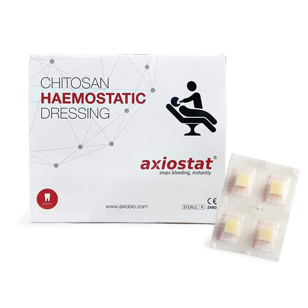 Axiostat Dental Haemostatic Dressing - 1cm x 1cm