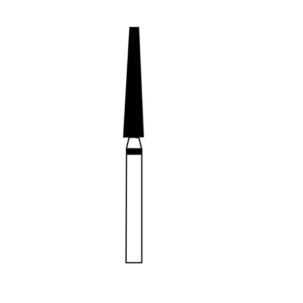 Frank Dental Flat End Taper Diamond Bur TF Series (Super Coarse)