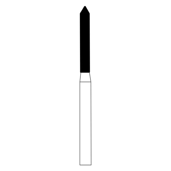 Frank Dental Straight Pointed End FG Diamond Burs - Pack Of 10