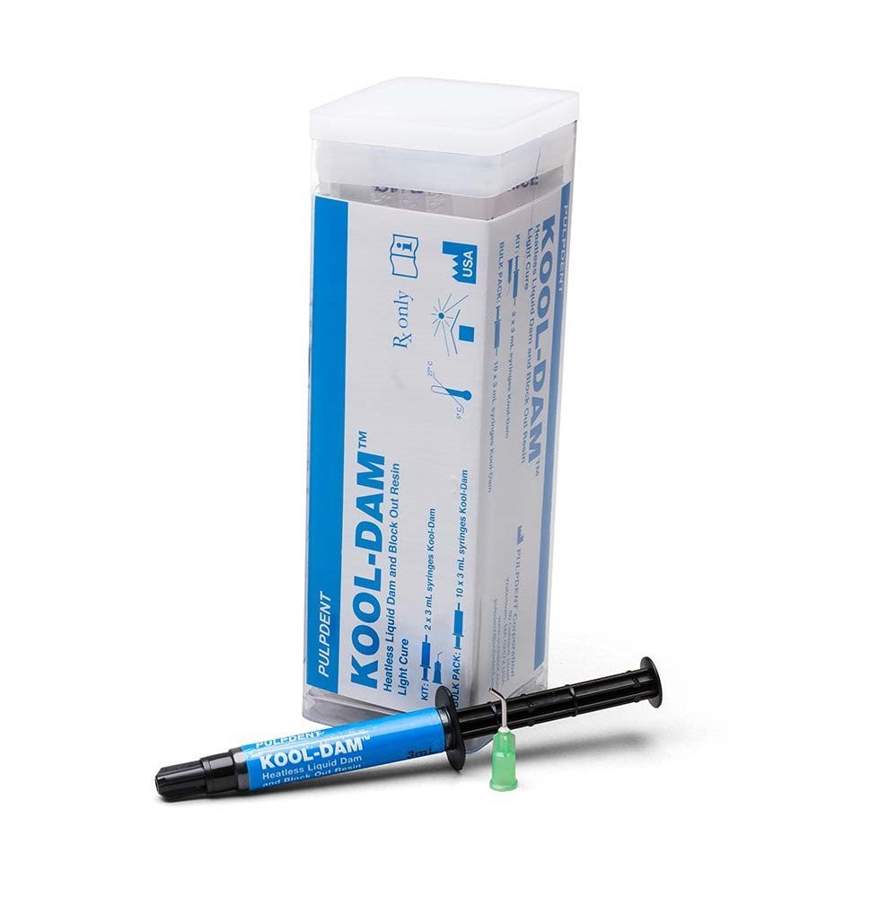 Pulpdent Kool Dam Kit Heatless Liquid Dam & Block Out Resin