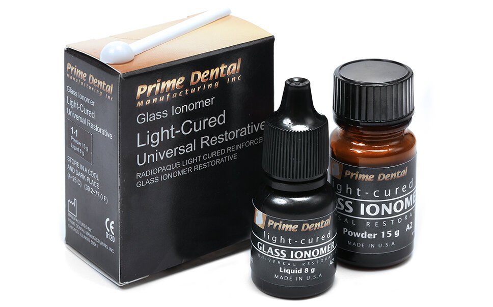 Prime Dent Dental Glass Ionomer Light Cured Universal Restorative