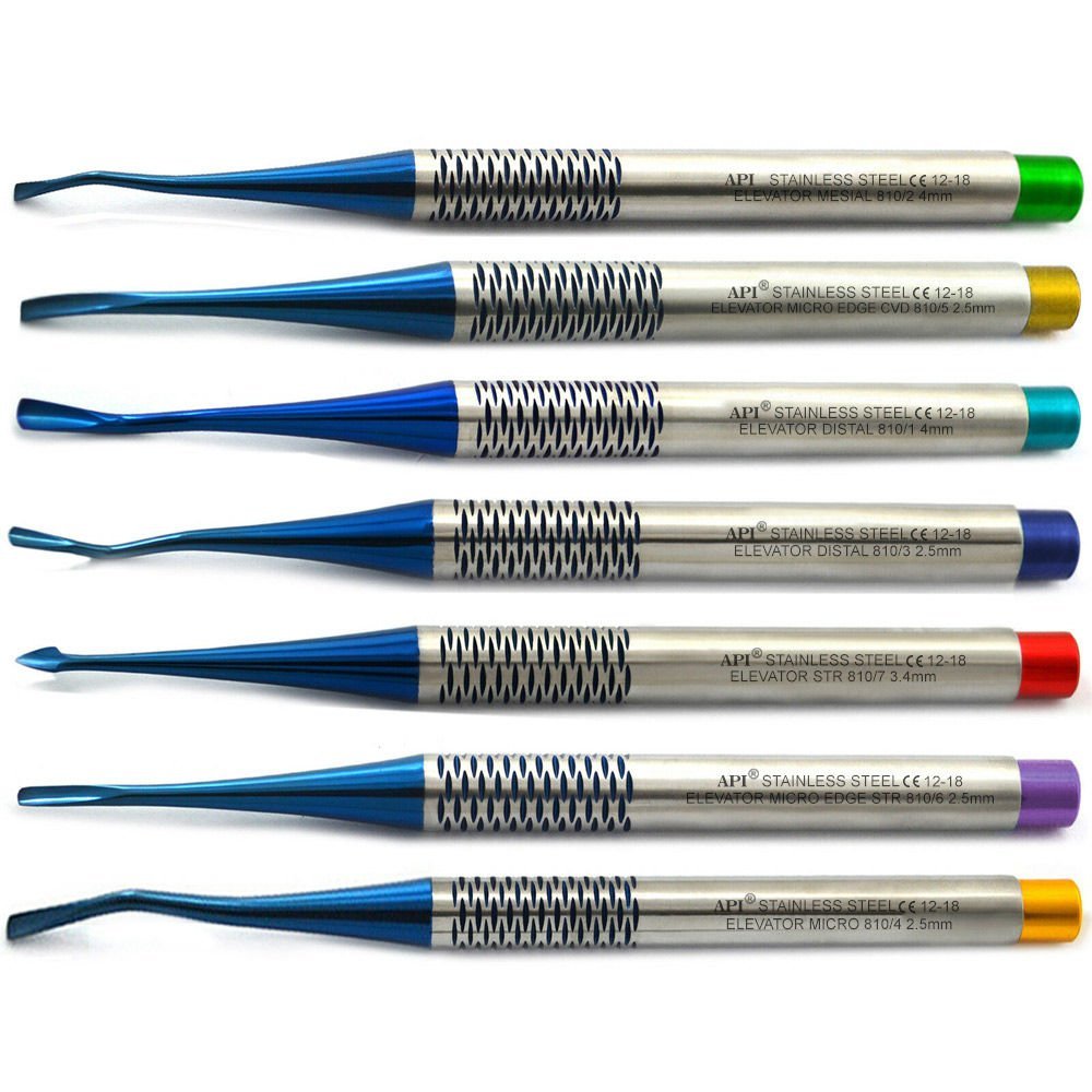 Api Blue Luxating Elevators Set of 7