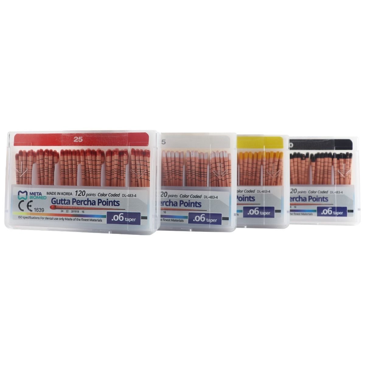 Meta Biomed Gutta Percha Points Special Taper - 6%