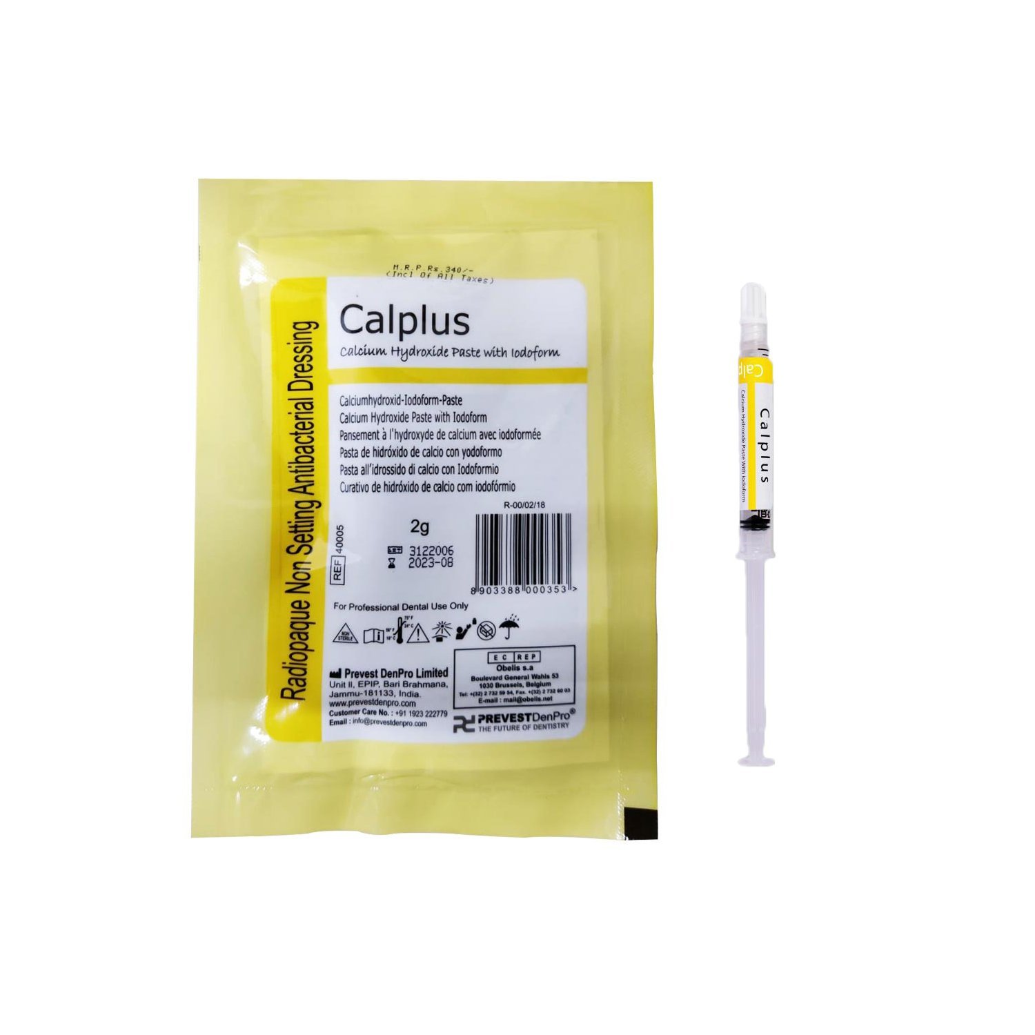 Prevest Denpro Calplus Premixed Calcium Hydroxide Paste